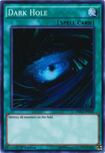 Dark Hole - DESO-EN042 - Super Rare - 1st Edition - YuGiOh
