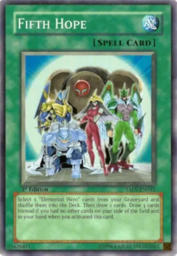 Fifth Hope - TAEV-EN045 - Super Rare - Unlimited Edition - yuGiOh