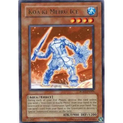 Koa'ki Meiru Ice - RGBT-EN025 - Rare - Unlimited Edition - YuGiOh