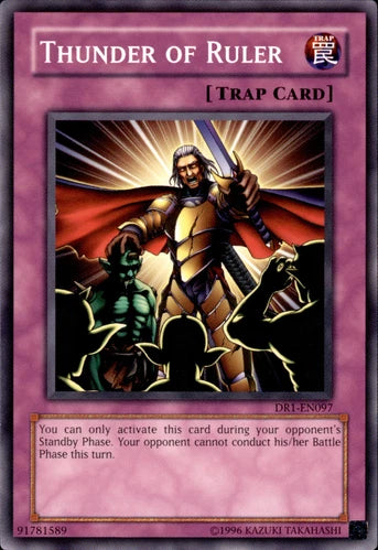 Thunder of Ruler - DR1-EN097 - Common - Unlimited Edition - YuGiOh