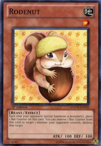 Rodenut - PHSW-EN032 - Common - 1st Edition - YuGiOh