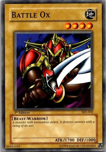 Battle Ox - SKE-002 - Common - Unlimited Edition - YuGiOh LP
