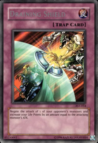 Draining Shield - AST-054 - Rare - Unlimited Edition - YuGiOh