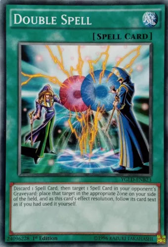 Double Spell - YGLD-ENB23 - Common - 1st Edition - YuGiOh