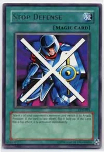 Stop Defense - LOB-095 - Rare - Unlimited Edition - YuGiOh