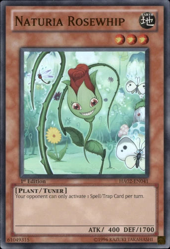 Naturia Rosewhip - HA02-EN041 - Super Rare - Unlimited Edition - YuGiOh