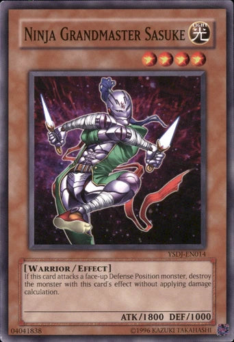 Ninja Grandmaster Sasuke - YSDJ-EN014 - Common - Mixed Editions - YuGiOh LP