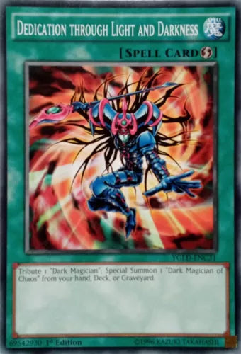 Dedication through Light and Darkness - YGLD-ENC31 - Common - 1st Edition - YuGiOh