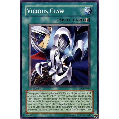 Vicious Claw - PTDN-EN047 - Common - Unlimited Edition - YuGiOh