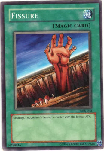 Fissure - SDK-032 - Common - Unlimited Edition - YuGiOh LP