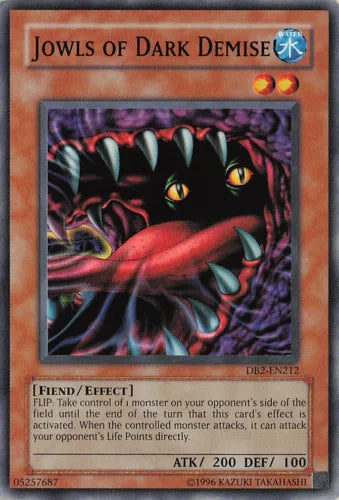 Jowls of Dark Demise - DB2-EN212 - Common - Unlimited Edition - YuGiOh