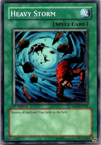 Heavy Storm - YSDS-EN024 - Common - 1st Edition - YuGiOh