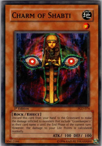 Charm of Shabti - PGD-074 - Common - Mixed Editions - YuGiOh LP