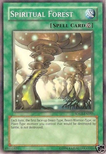 Spiritual Forest - SOVR-EN059 - Common - Mixed Editions - YuGiOh