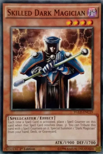 Skilled Dark Magician - YGLD-ENC19 - Common - 1st Edition - YuGiOh