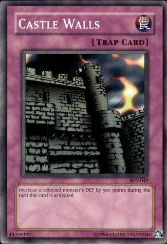 Castle Walls - SDY-049 - Common - Unlimited Edition - YuGiOh LP