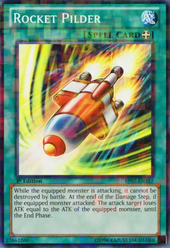 Rocket Pilder - BP02-EN157 - Mosaic Rare - 1st Edition - YuGiOh