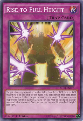 Rise to Full Height - SHVI-EN077 - Common - 1st Edition - YuGiOh