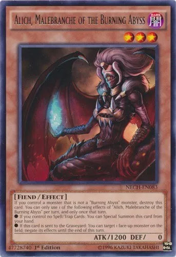 Alich, Malebranche of the Burning Abyss - NECH-EN083 - Rare - Mixed Editions