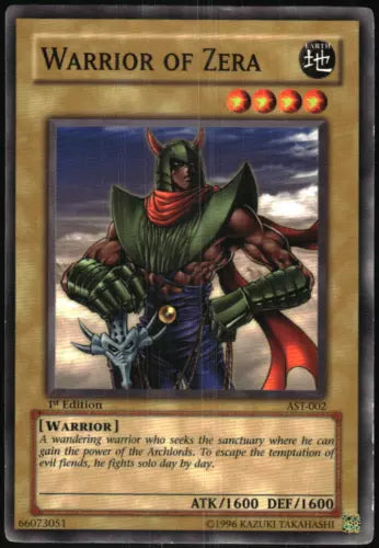 Warrior of Zera - AST-002 - Common - Unlimited Edition - YuGiOh