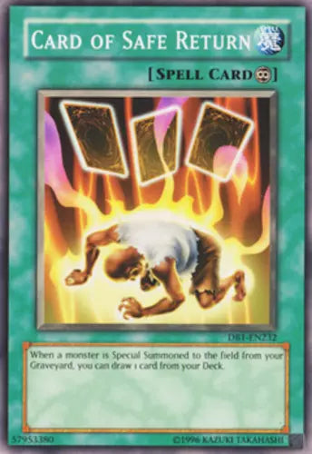 Card of Safe Return - DB1-EN232 - Common - Unlimited Edition - YuGiOh