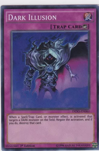 Dark Illusion - DESO-EN060 - Super Rare - 1st Edition - YuGiOh