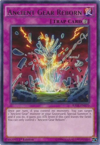 Ancient Gear Reborn - RATE-EN070 - Rare - 1st Edition - YuGiOh
