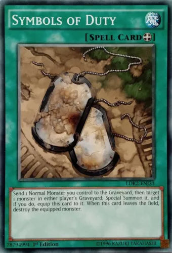 Symbols of Duty - LDK2-ENJ33 - Common - 1st Edition - YuGiOh
