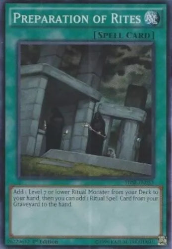 Preparation of Rites - THSF-EN053 - Super Rare - 1st Edition - YuGiOh