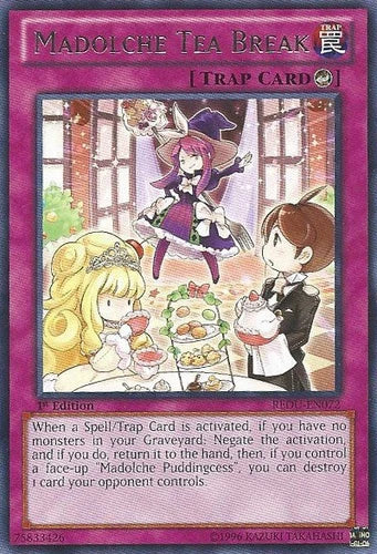 Madolche Tea Break - REDU-EN072 - Rare - 1st Edition - YuGiOh