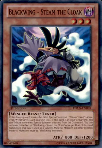 Blackwing - Steam the Cloak - DRLG-EN028 - Super Rare - 1st Edition - YuGiOh