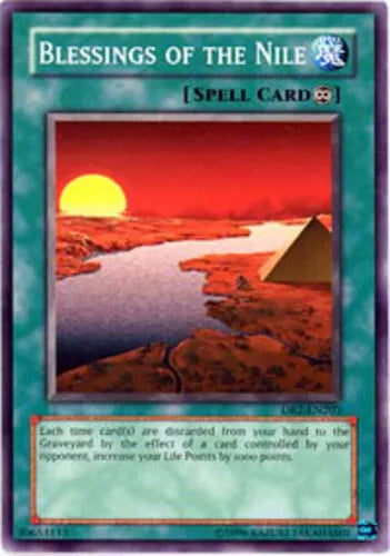 Blessings of the Nile - DR2-EN203 - Common - Unlimited Edition - YuGiOh