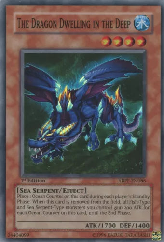 The Dragon Dwelling in the Deep - ABPF-EN086 - Super Rare - 1st Edition