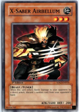 X-Saber Airbellum - 5DS2-EN019 - Common - Unlimited Edition - YuGiOh