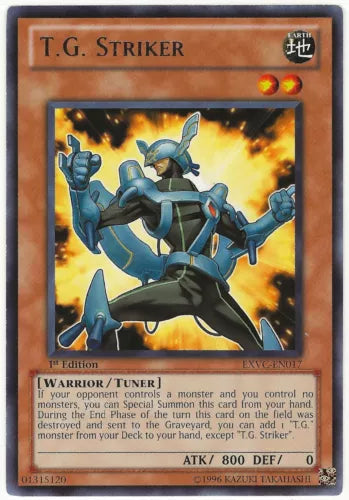 T.G. Striker - EXVC-EN017 - Rare - 1st Edition - YuGiOh