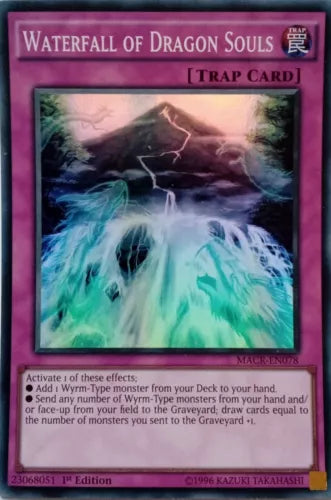 Waterfall of Dragon Souls - MACR-EN078 - Super Rare - Mixed Editions - YuGiOh