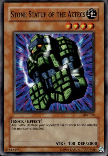 Stone Statue of the Aztecs - AST-014 - Super Rare - Unlimited Edition - YuGiOh