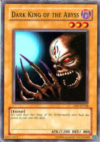 Dark King of the Abyss - DB1-EN108 - Common - Unlimited Edition - YuGiOh