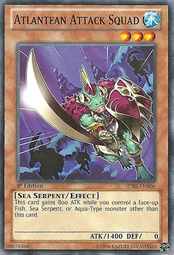 Atlantean Attack Squad - SDRE-EN006 - Common - 1st Edition - YuGiOh