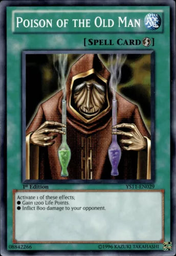 Poison of the Old Man - YS11-EN029 - Common - 1st Edition - YuGiOh