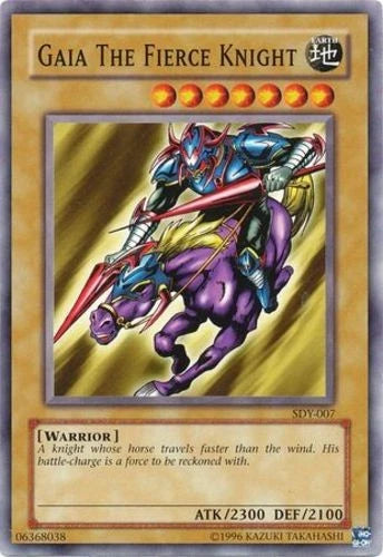 Gaia The Fierce Knight - SDY-007 - Common - Unlimited Edition - YuGiOh