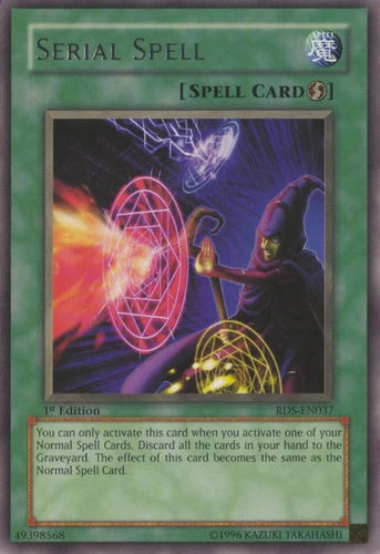 Serial Spell - RDS-EN037 - Rare - 1st Edition - YuGiOh
