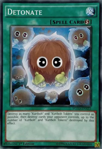 Detonate - YGLD-ENA33 - Common - 1st Edition - YuGiOh