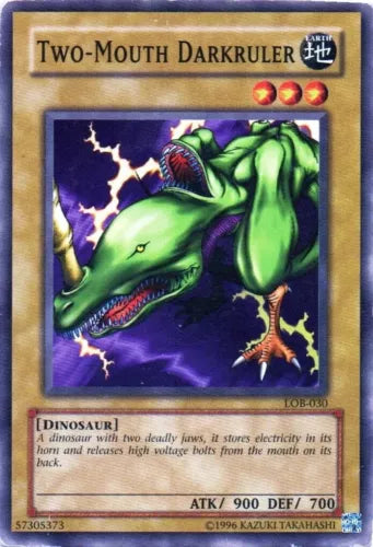 Two-Mouth Darkruler - LOB-030 - Common - Unlimited Edition - YuGiOh