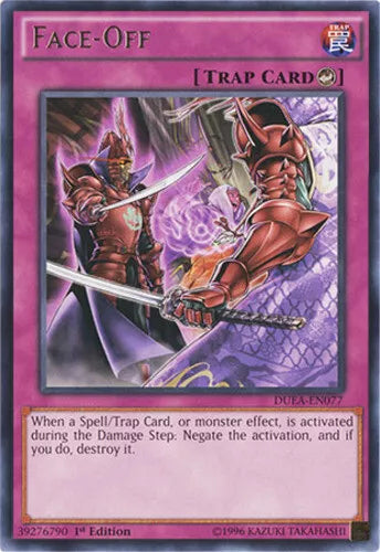 Face-Off - DUEA-EN077 - Rare - Mixed Editions - YuGiOh