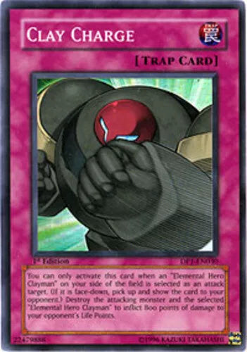 Clay Charge - DP1-EN030 - Super Rare - Unlimited Edition - YuGiOh LP