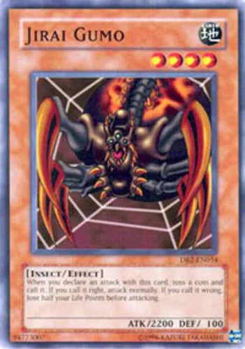 Jirai Gumo - DB2-EN054 - Common - Unlimited Edition - YuGiOh