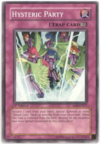 Hysteric Party - SD8-EN027 - Common - Mixed Editions - YuGiOh