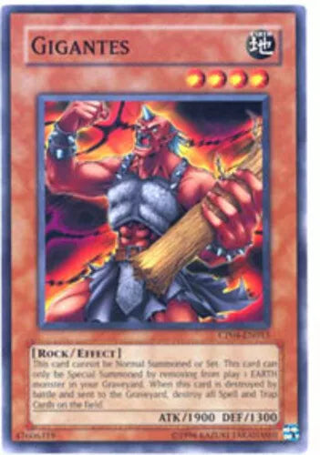 Gigantes - CP04-EN015 - Common - Limited Edition - YuGiOh