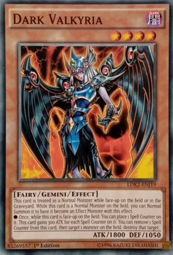 Dark Valkyria - LDK2-ENJ19 - Common - 1st Edition - YuGiOh